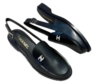 Slingback Chanel Noir Cuir Femme(1).webp