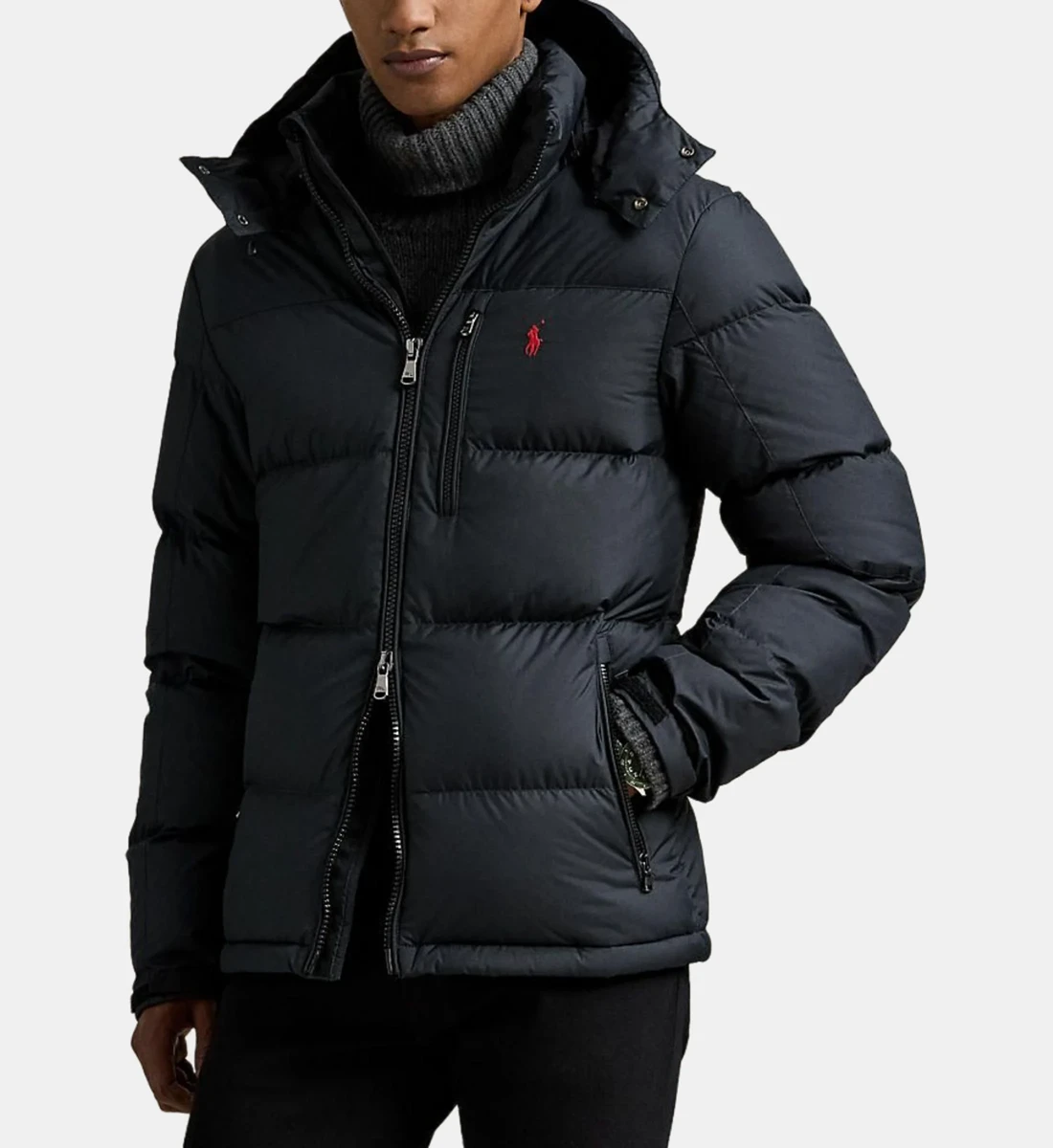 Polo Ralph Lauren Doudoune droite effet matelasse Noir STYLE-100045169.webp