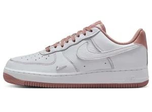 Femme Nike Air Force 1 07 Jewel White Pink Silver STYLE-IB6543-100.webp