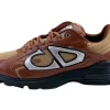 Dior B30 Brown Smooth Calfskin and Brown Technical Mesh STYLE-3SN279AAD_H735.webp