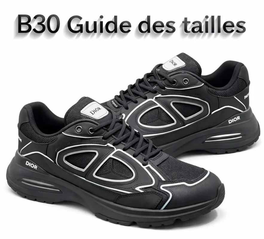Dior B30 Guide des tailles
