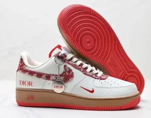 Nike Air Force 1 Low x Dior White and Red Sneakers with Dior Print(1).webp