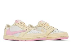 Air Jordan 1 Retro Low Travis Scott Shy Pink STYLE-IQ7604-100(1)