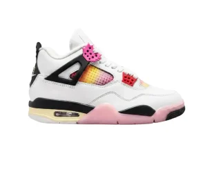 Air Jorrdan 4 Comic White Pink Black SKU-JA1135-100