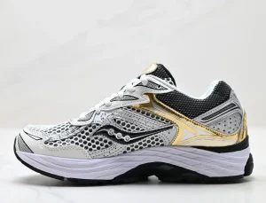 Saucony ProGrid Omni 9 White Black Silver Gold STYLE-S70739-9(3)