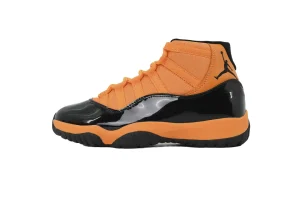 Air Jordan 11 Orange Black vue 2